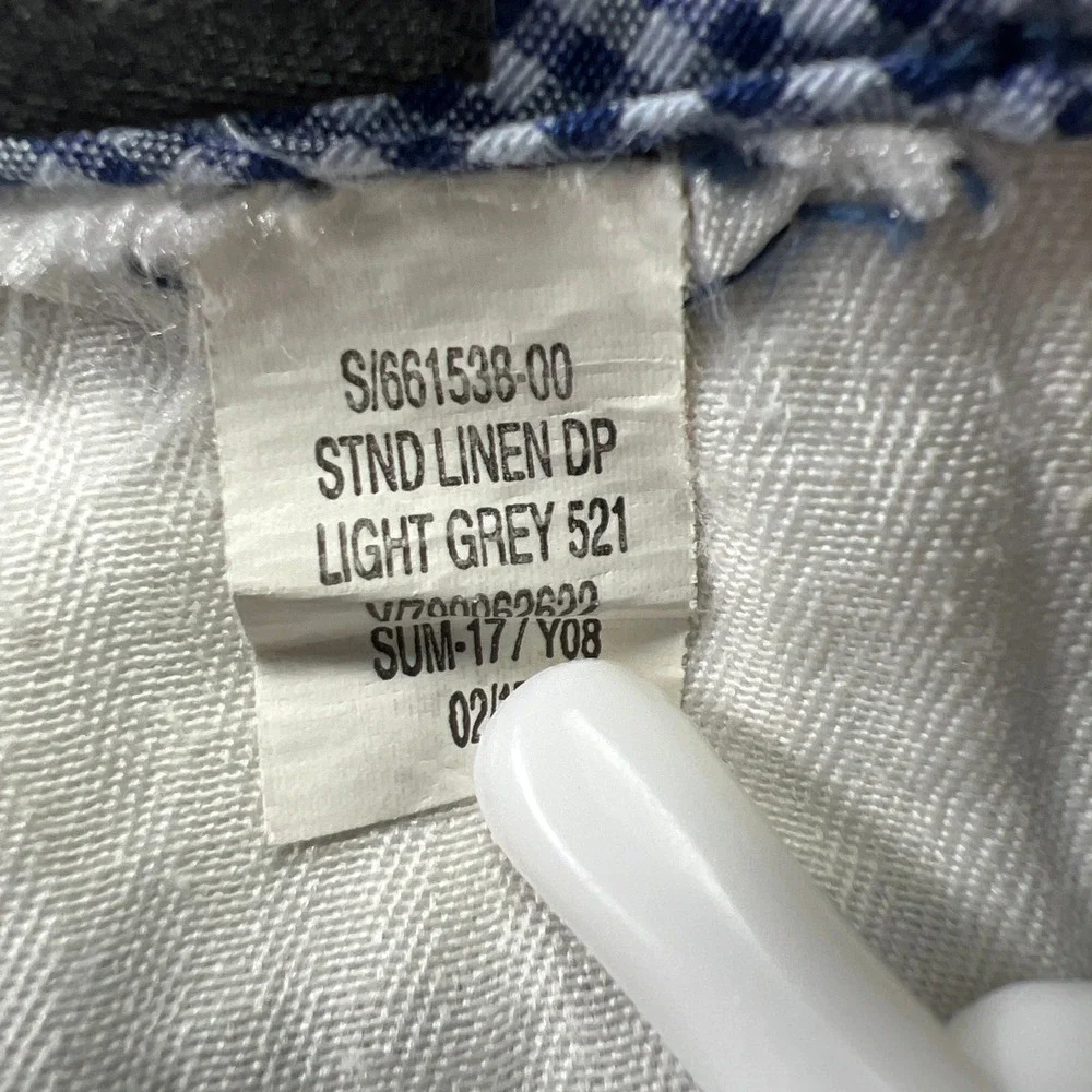 Banana Republic Dress Pants Mens 34x32 Light Gray Standard Fit Career Business